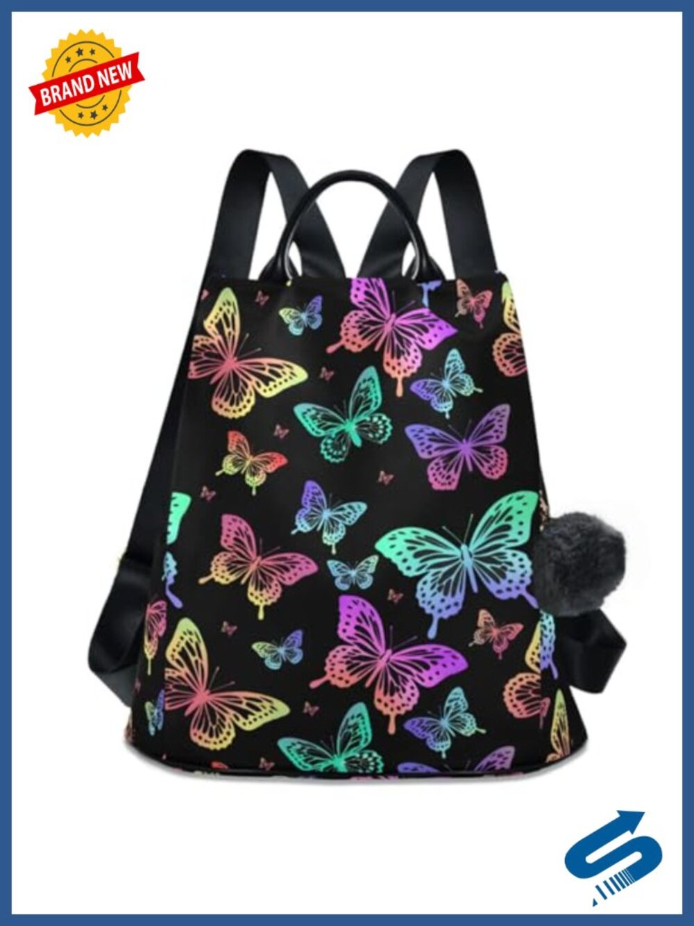 Women Anti-Theft Backpack Purse Polyester Lightweight Travel Daypack